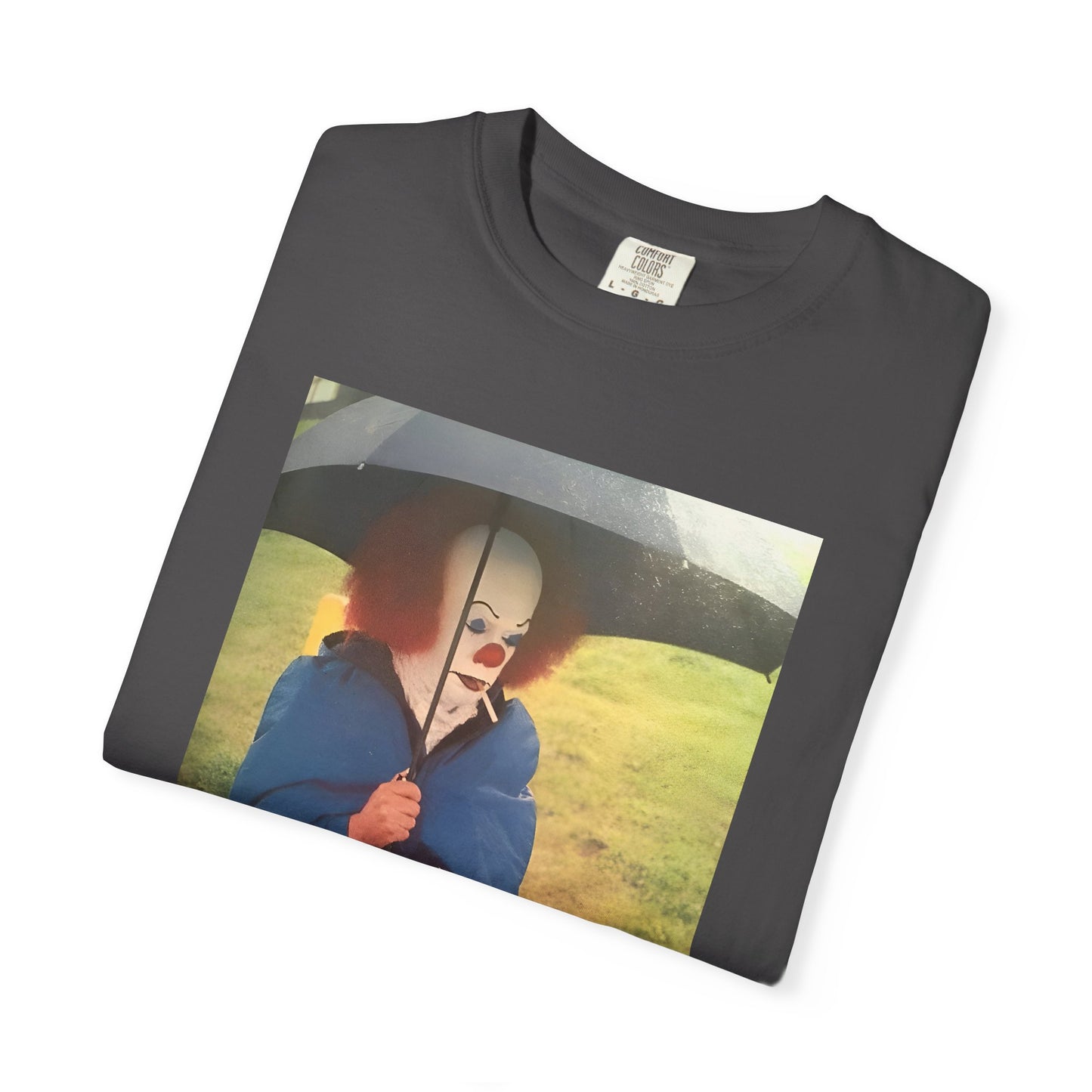 tim curry on it set smoking cigarette tshirt on comfort colors