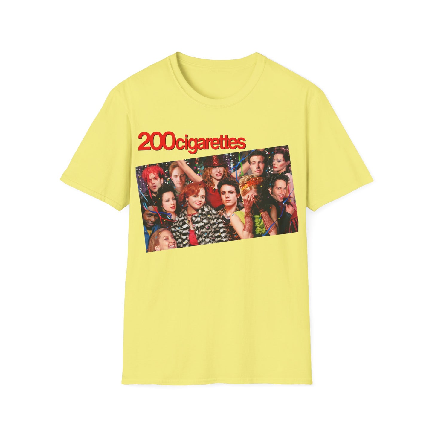 1999 movie poster tshirt 200 cigarettes