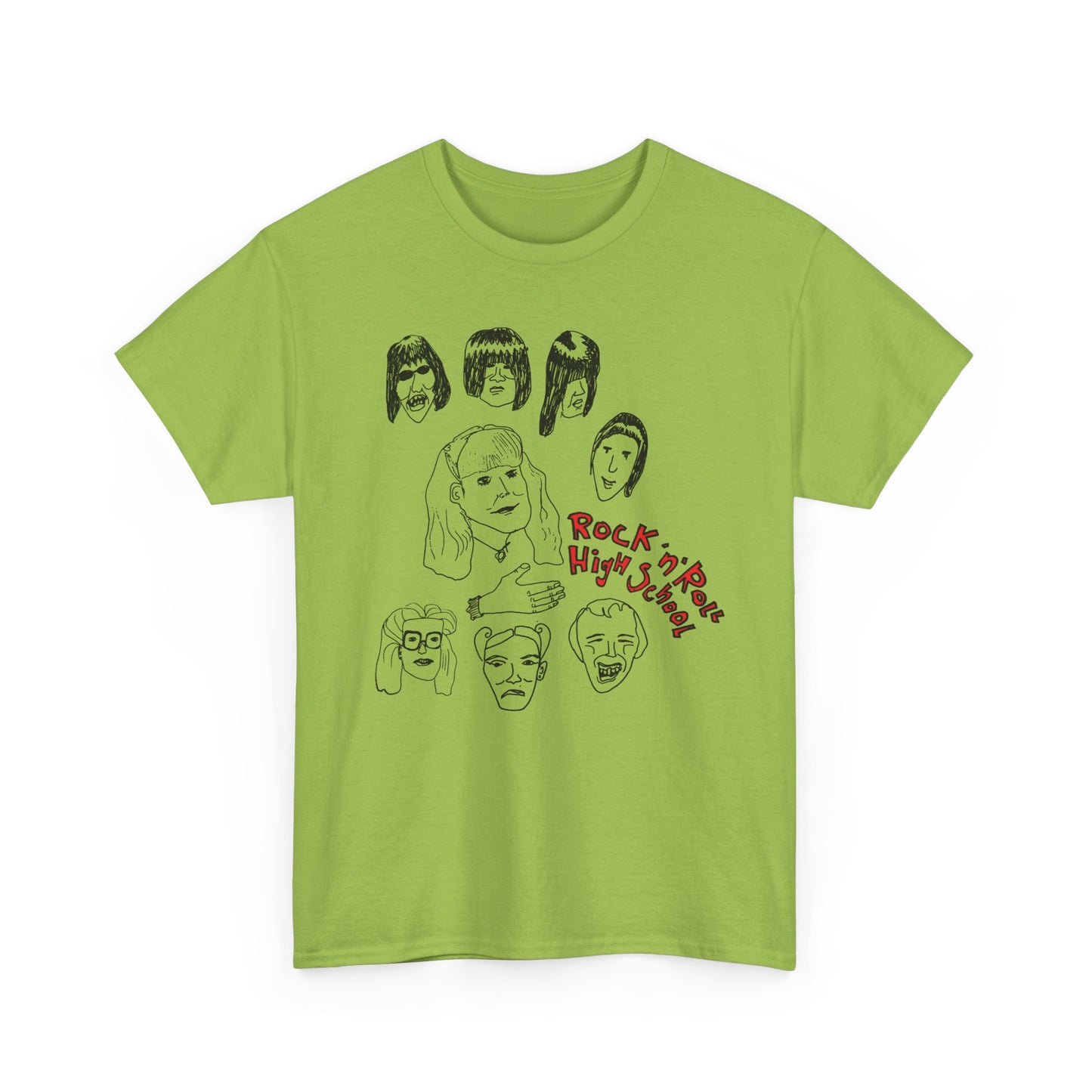 rock n roll high school bizarre original drawing tshirt