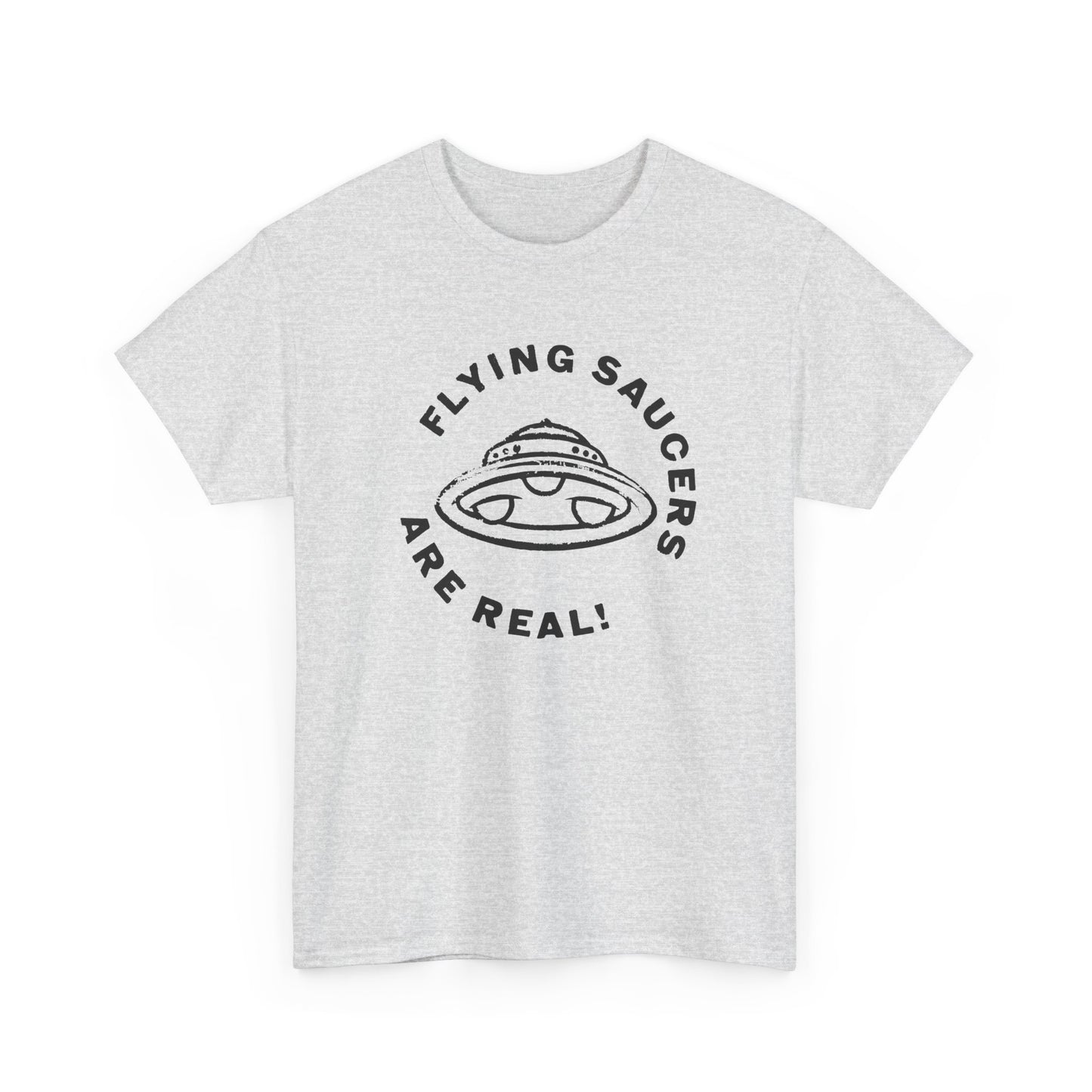 flying saucers are real! vintage style image tshirt