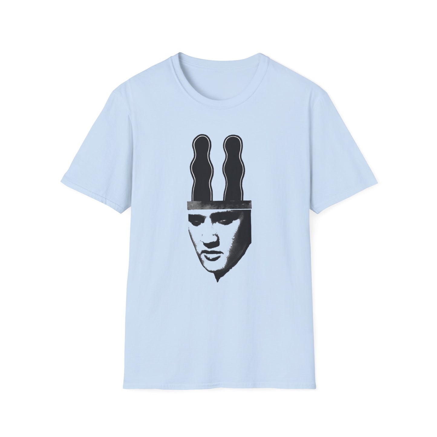 ray johnson art elvis with bunny ears tshirt