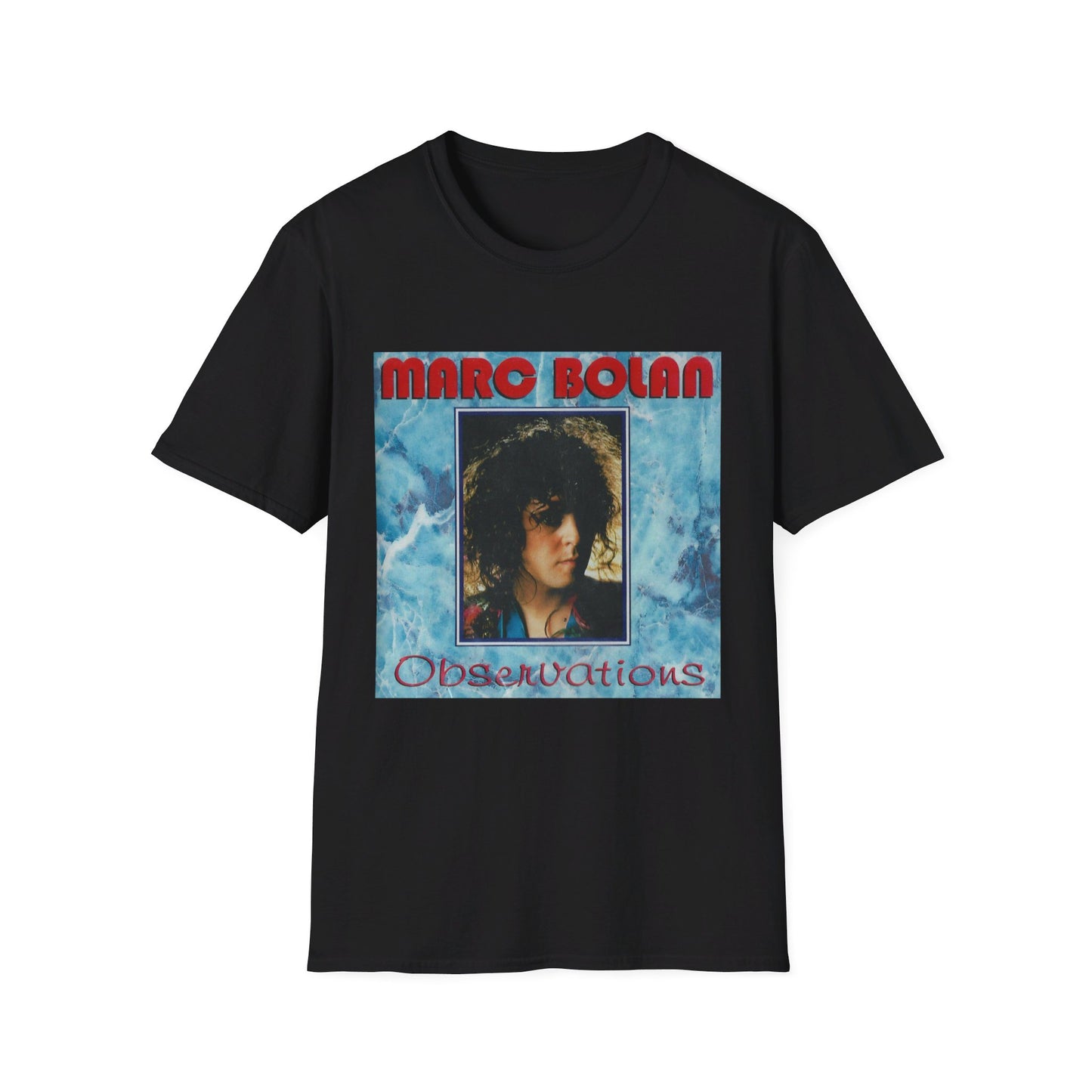 marc bolan 1992 observations album tshirt