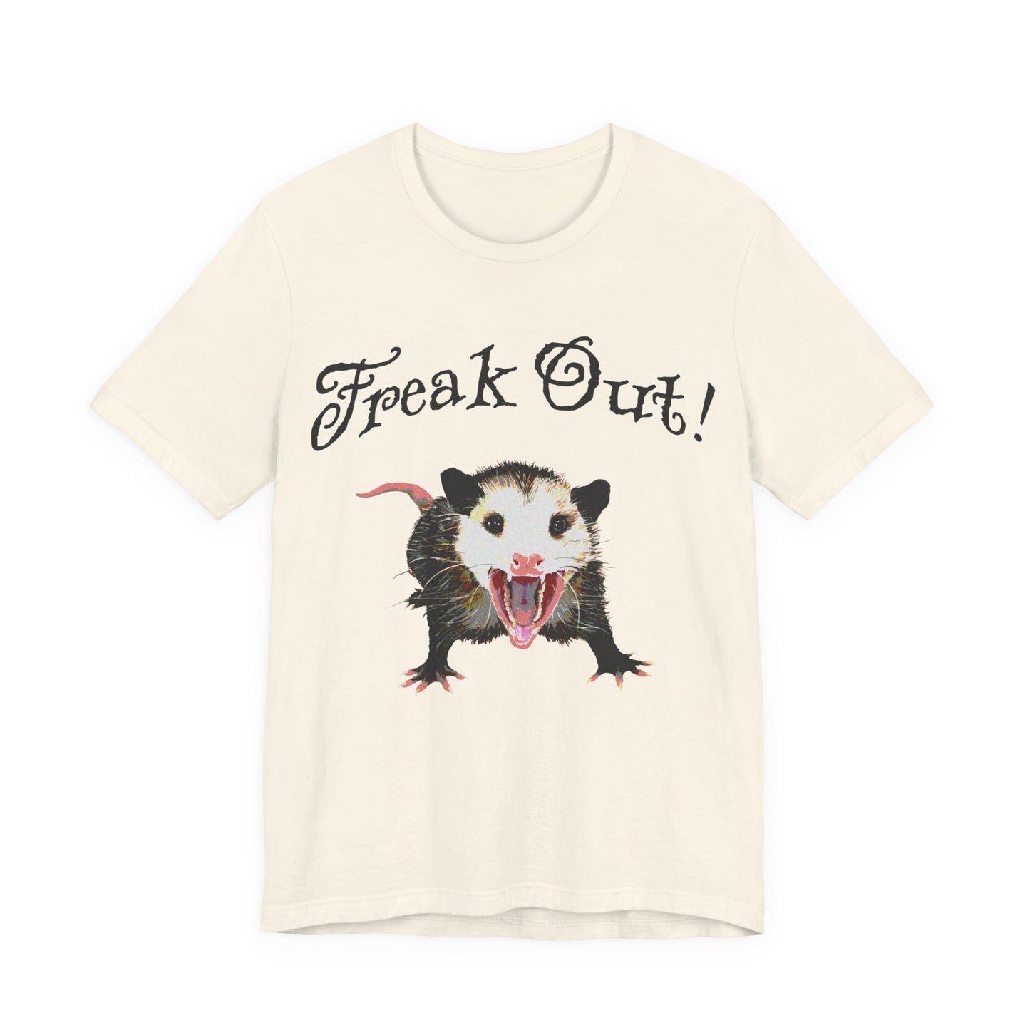 freak out! opossum (possum) tshirt