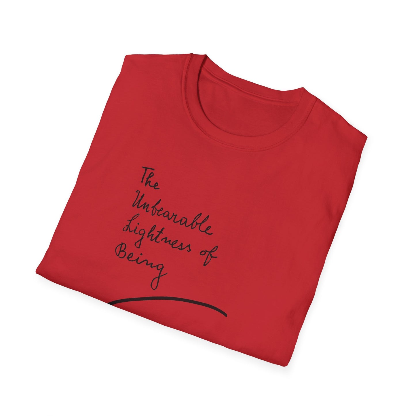 the unbearable lightness of being novel by milan kundera book cover tshirt
