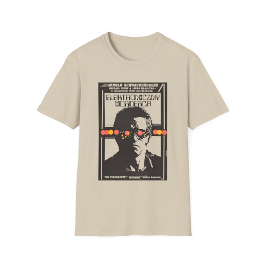 1987 terminator vintage polish movie poster tshirt