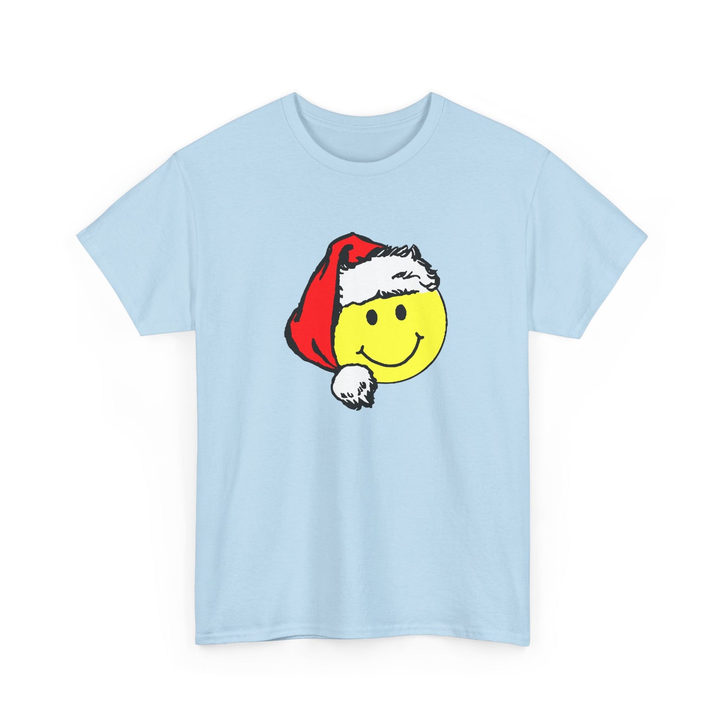 happy face santa 1980s reproduction tshirt