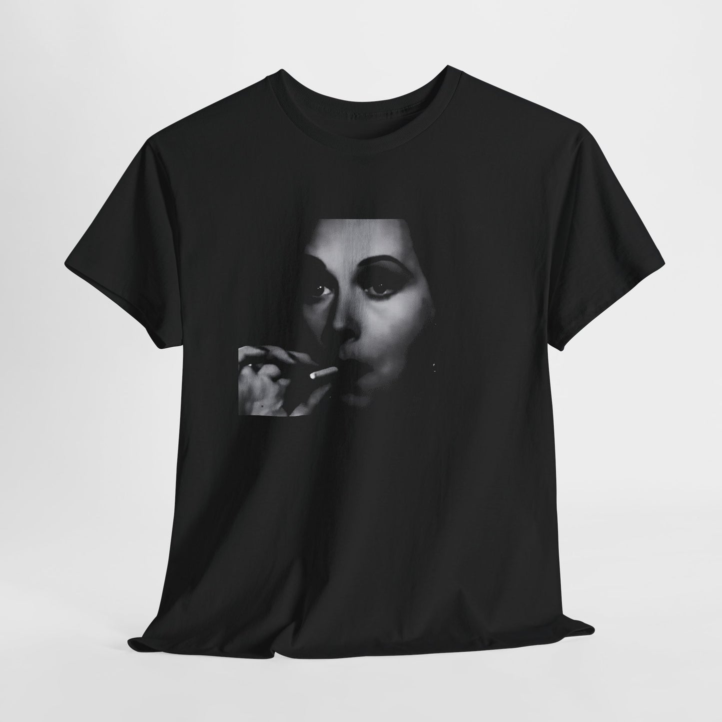 hedy lamarr smoking in the 1947 film noir dishonoured lady (sins of madeline) tshirt