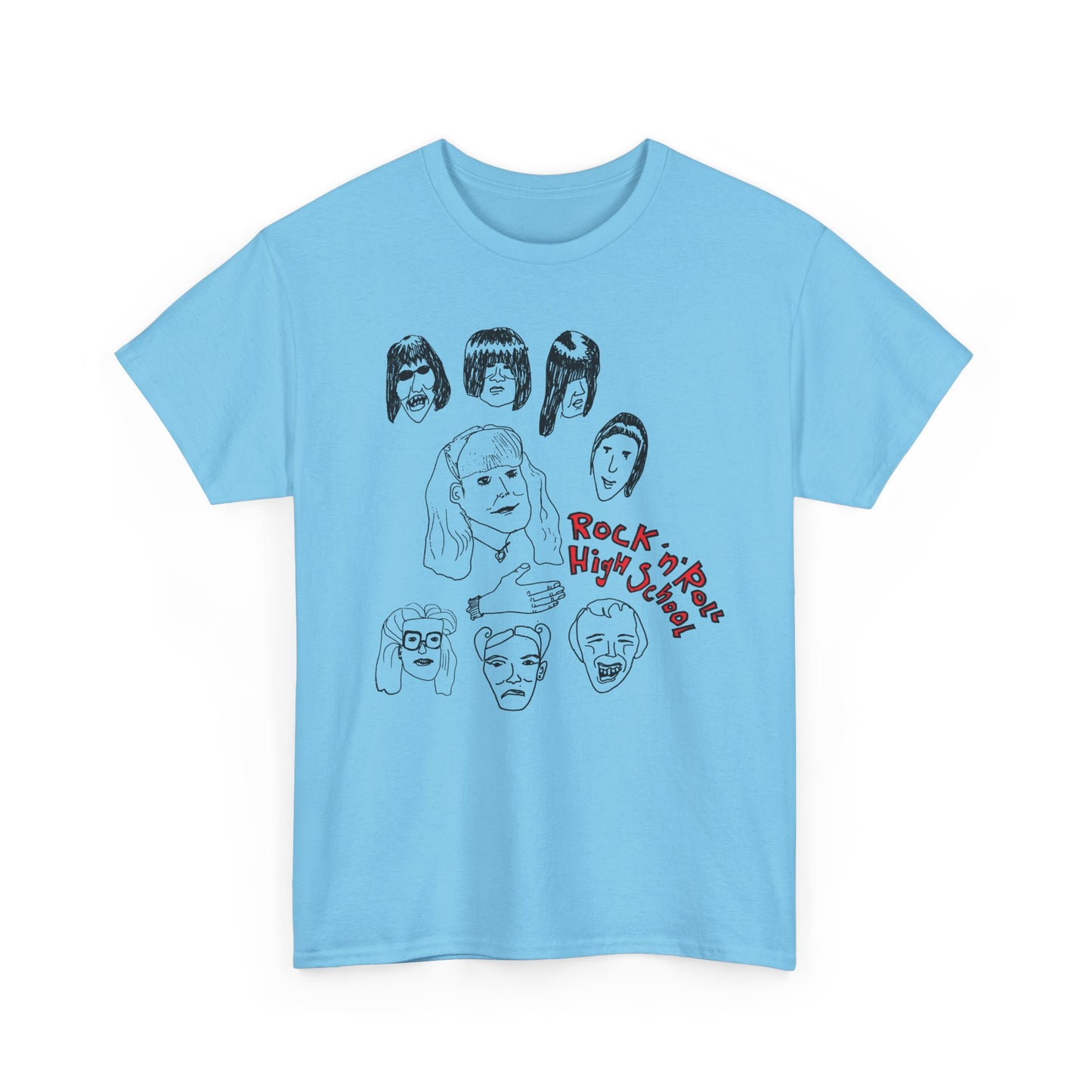 rock n roll high school bizarre original drawing tshirt