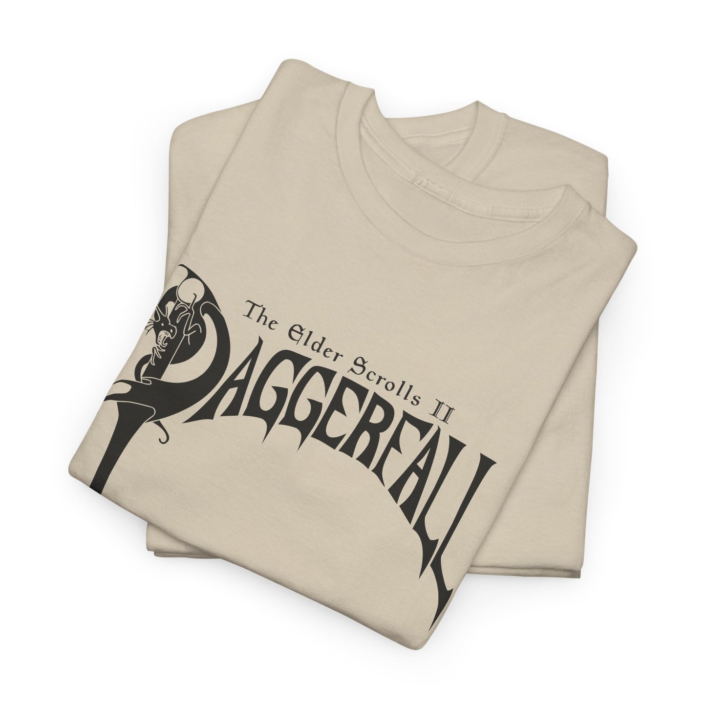 daggerfall the elder scrolls 2 1996 masterpiece video game logo in black tshirt