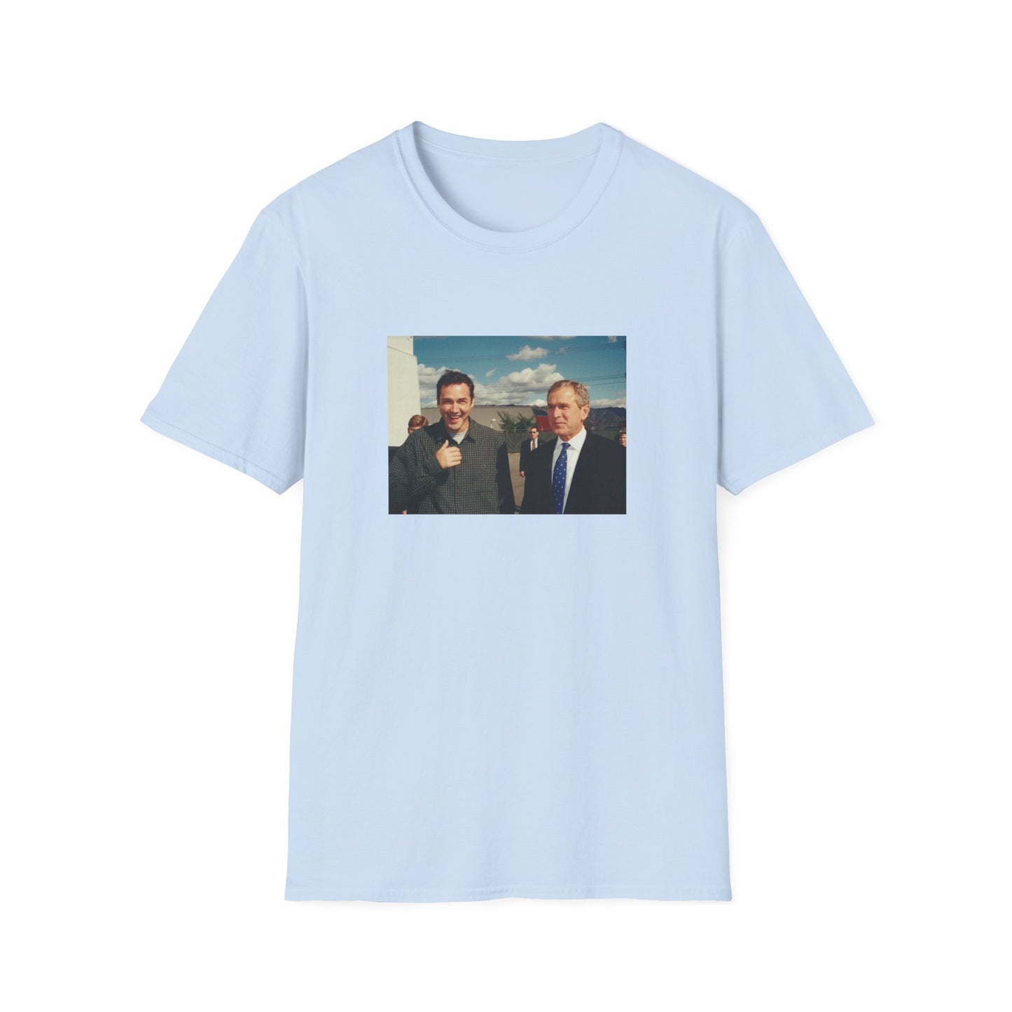 norm macdonald and george bush jr. tshirt