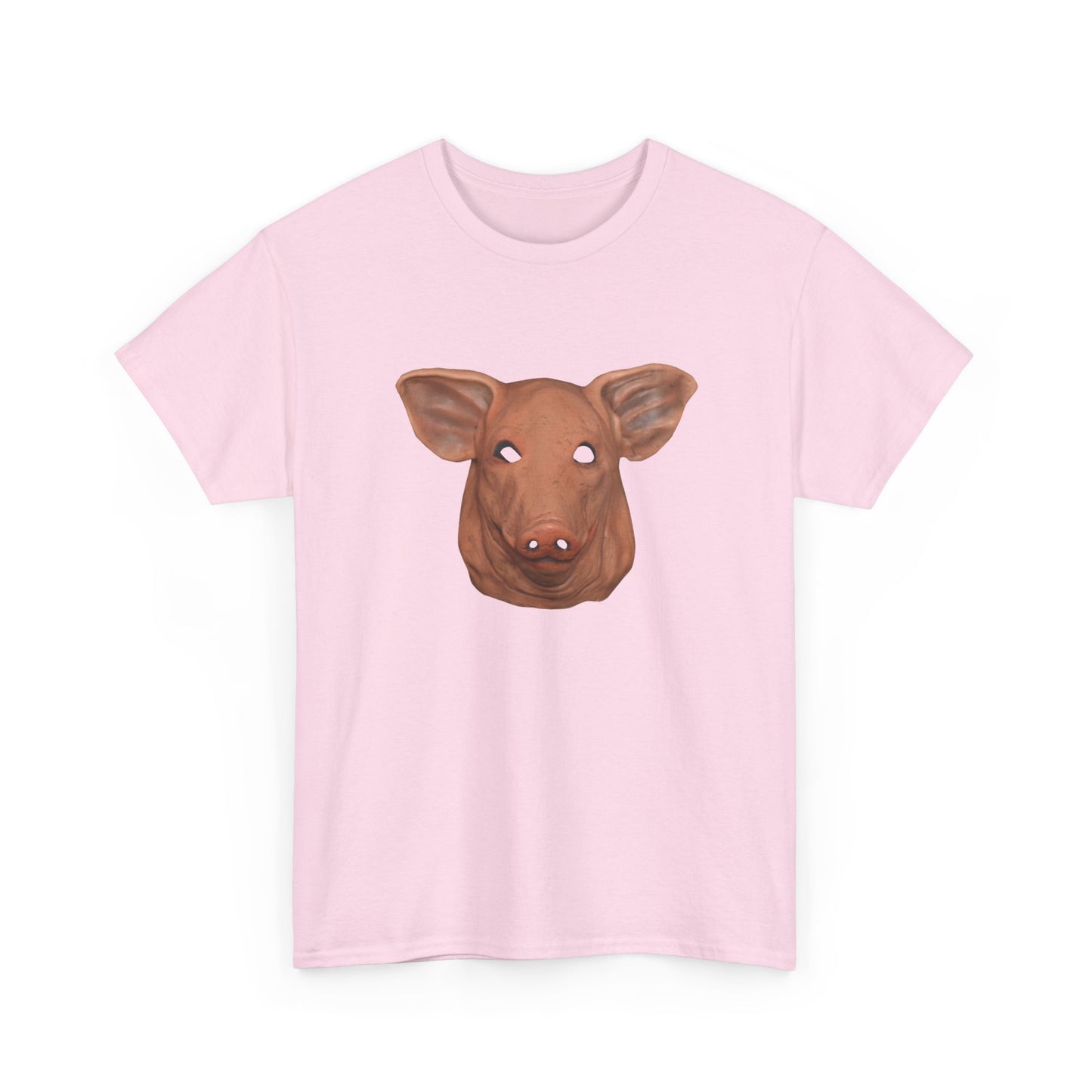 creepy pig mask tshirt