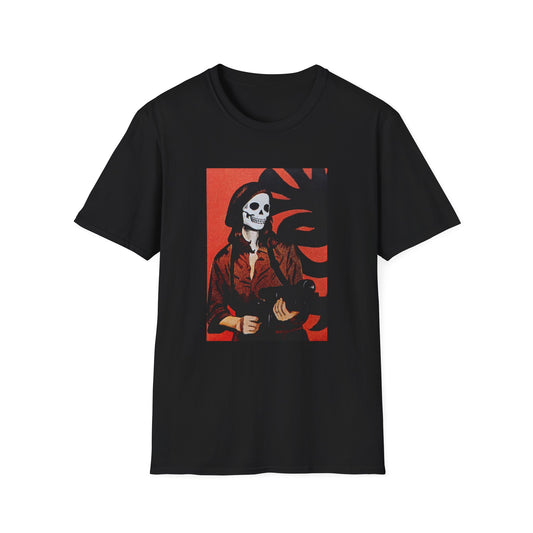 patty hearst skull face tshirt