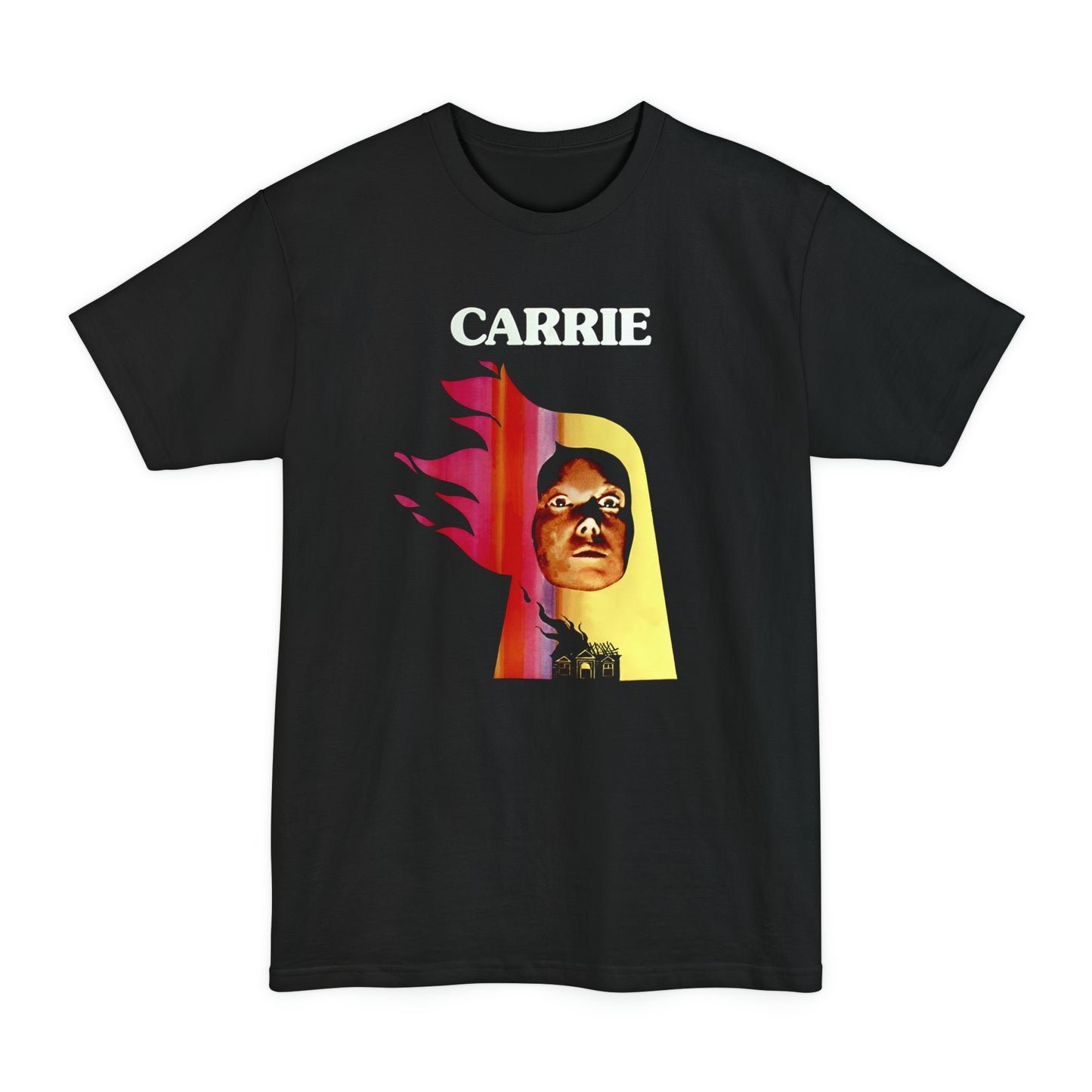 oversized 1976 spanish movie poster for carrie unisex tall beefy tshirt