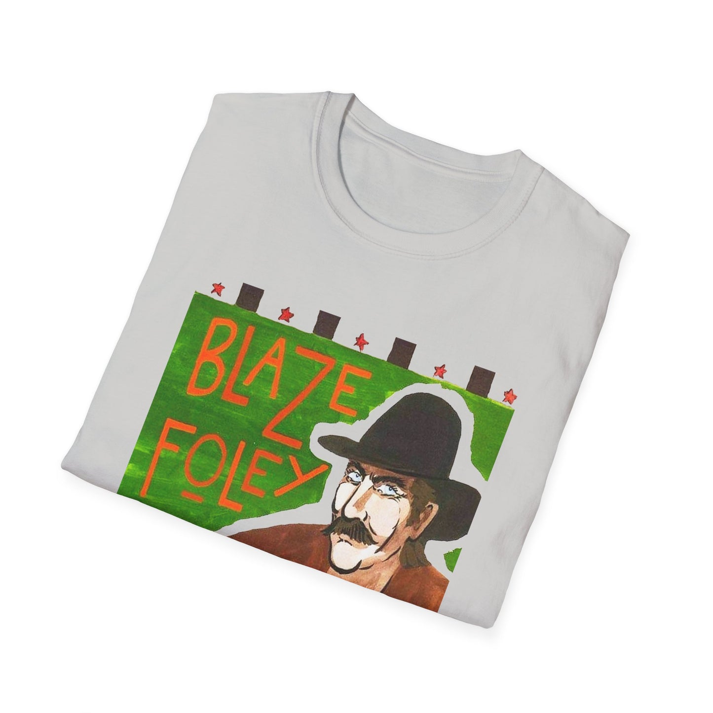 blaze foley sittin' by the road album stretched graphic tshirt