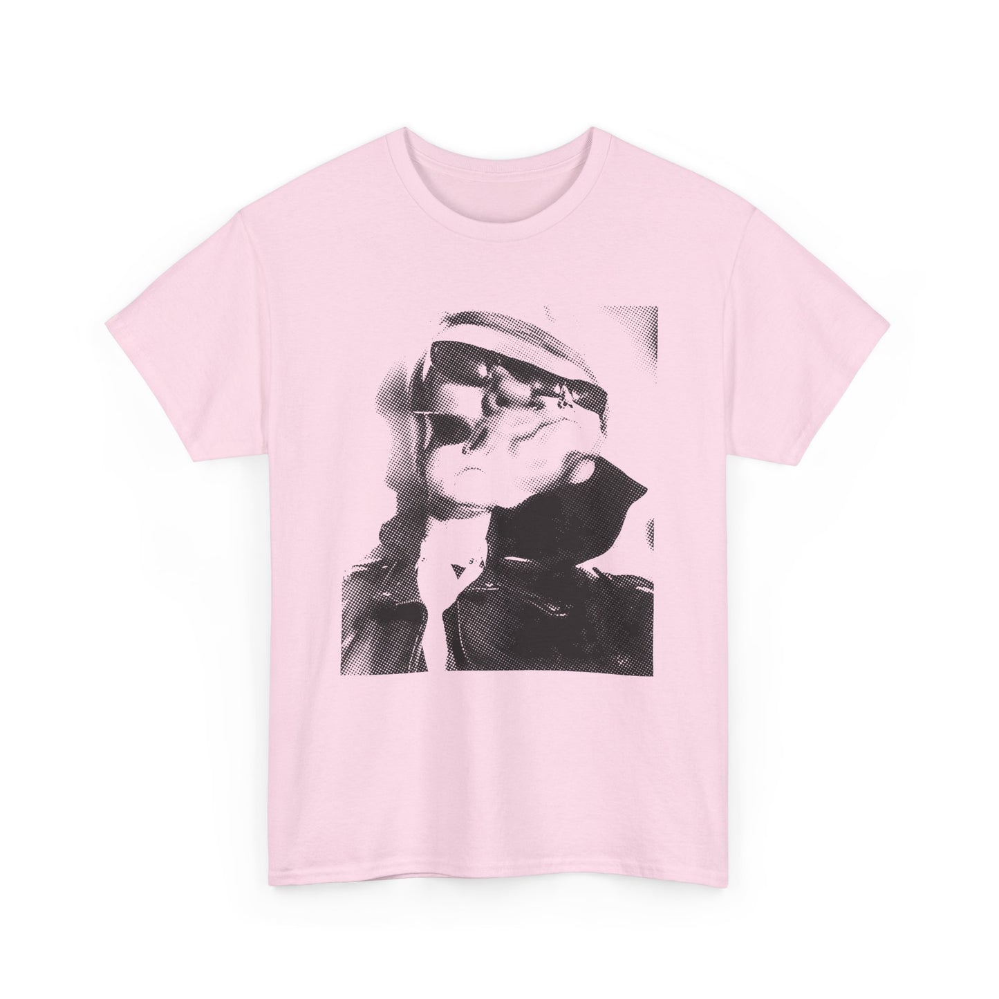 1965 weegee distortion photo of andy warhol reproduction edit tshirt