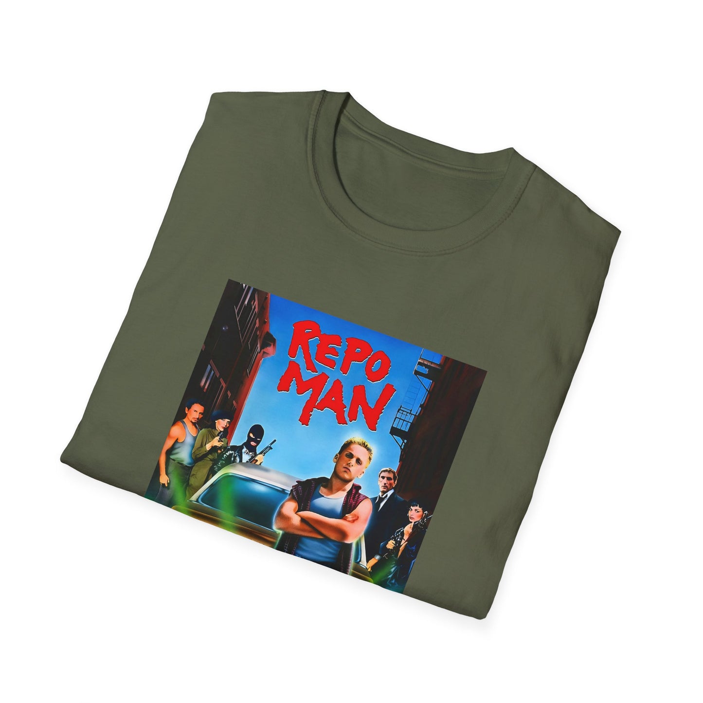 1984 repo man movie poster tshirt