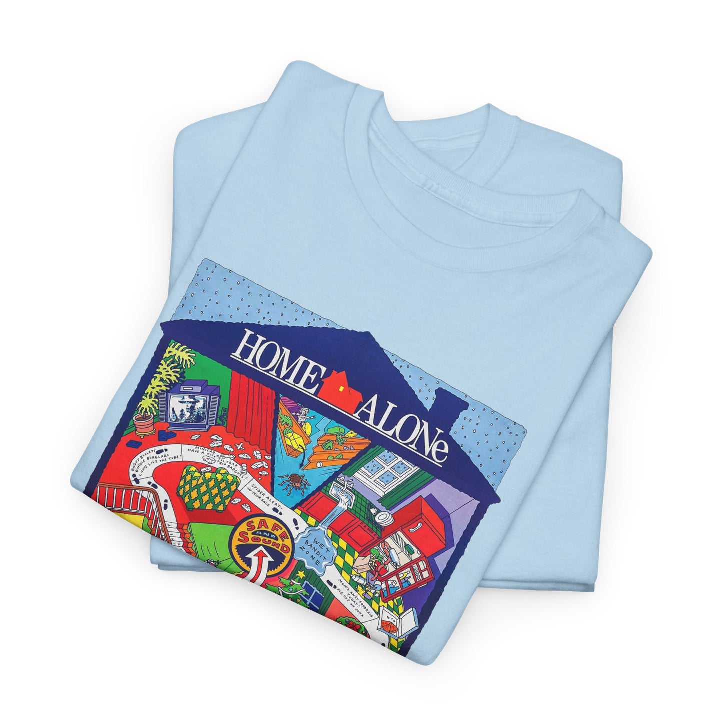 1990 home alone battle plan poster tshirt