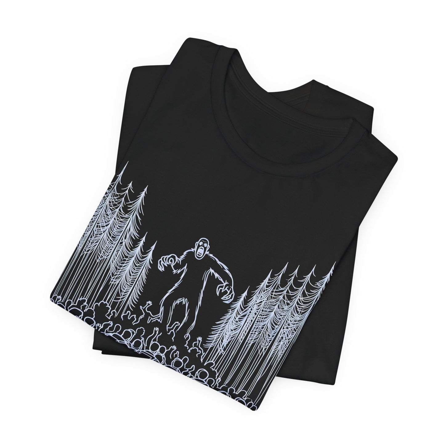 sasquatch attacks tshirt