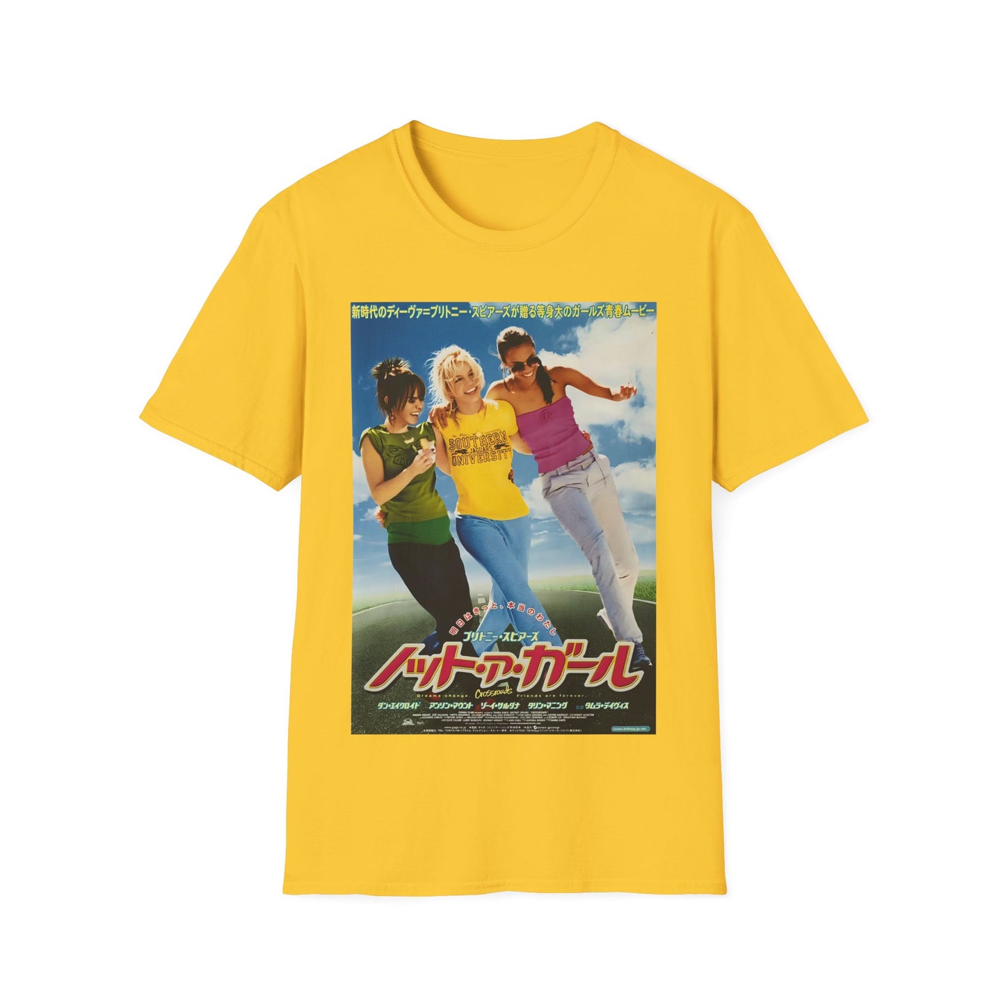 2002 japanese movie poster tshirt britney spears crossroads