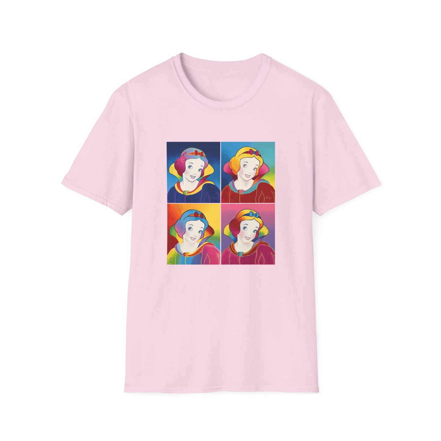 1996 psychedelic snow white pop culture art by peter max tshirt