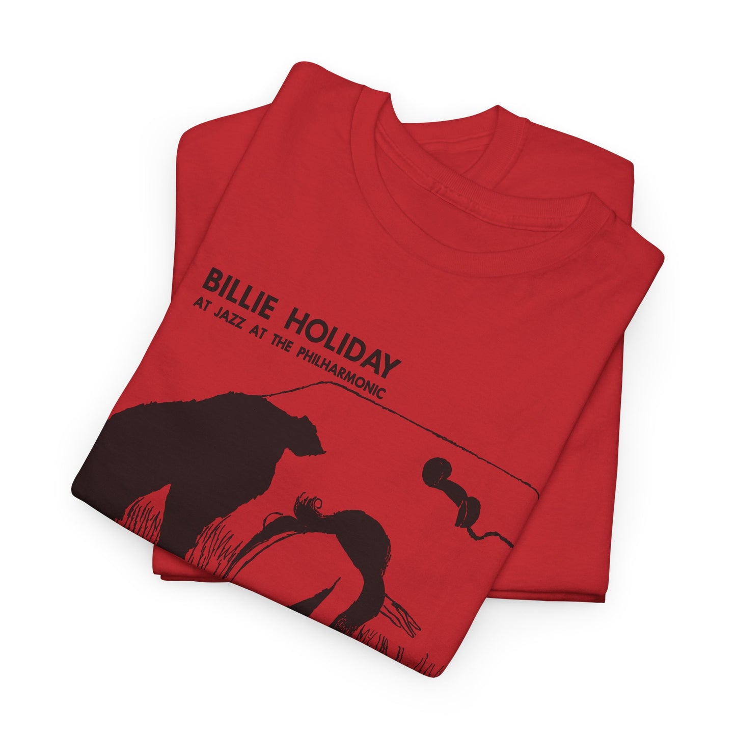 1954 billie holiday at jazz at the philharmonic slightly stretched graphic tshirt
