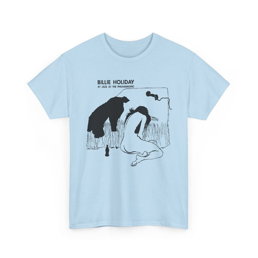 1954 billie holiday at jazz at the philharmonic slightly stretched graphic tshirt