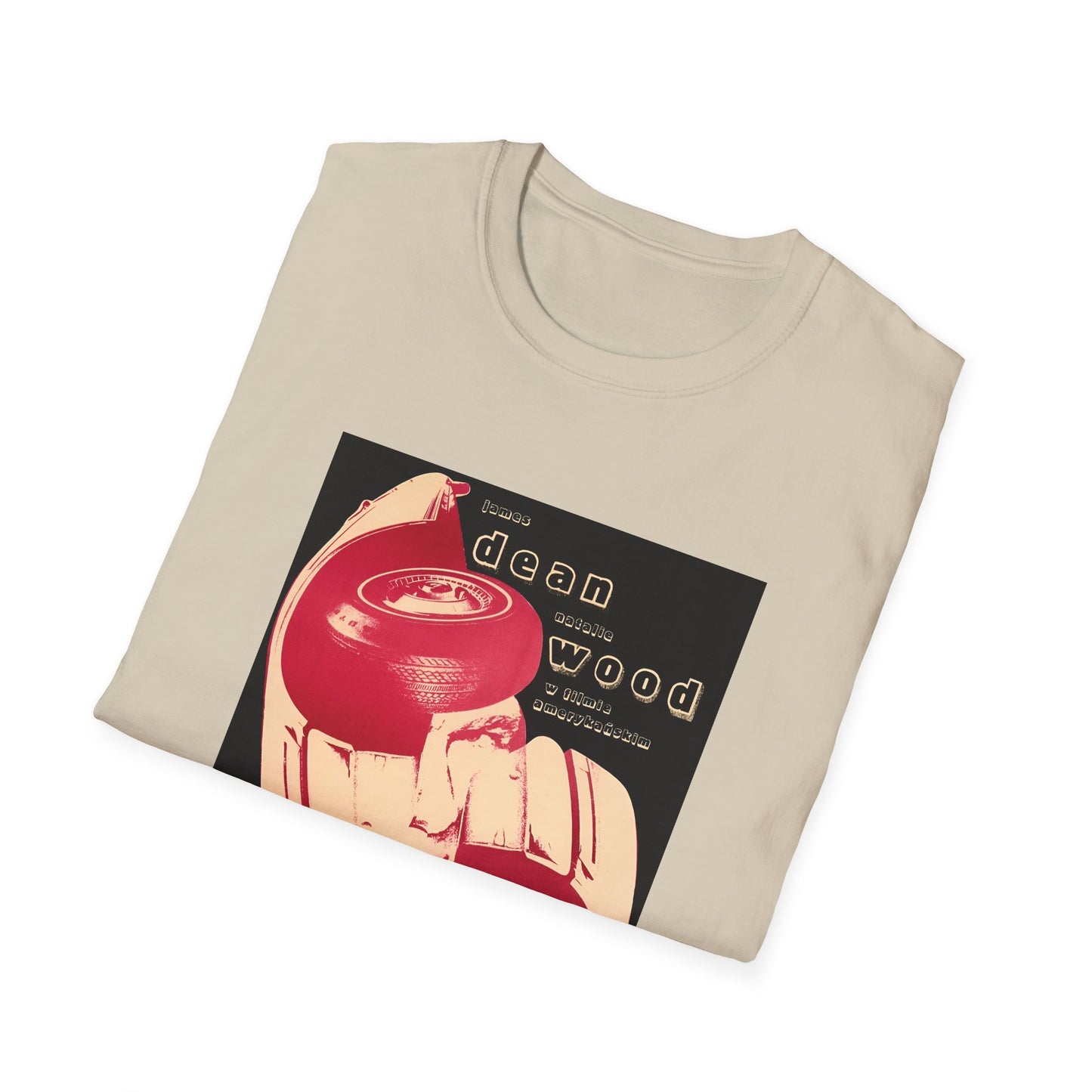 1970 polish movie poster for rebel without a cause 1955 with james dean tshirt