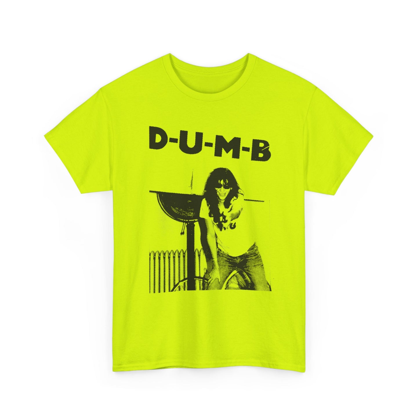 joey ramone D-U-M-B pinhead lyric photo tshirt