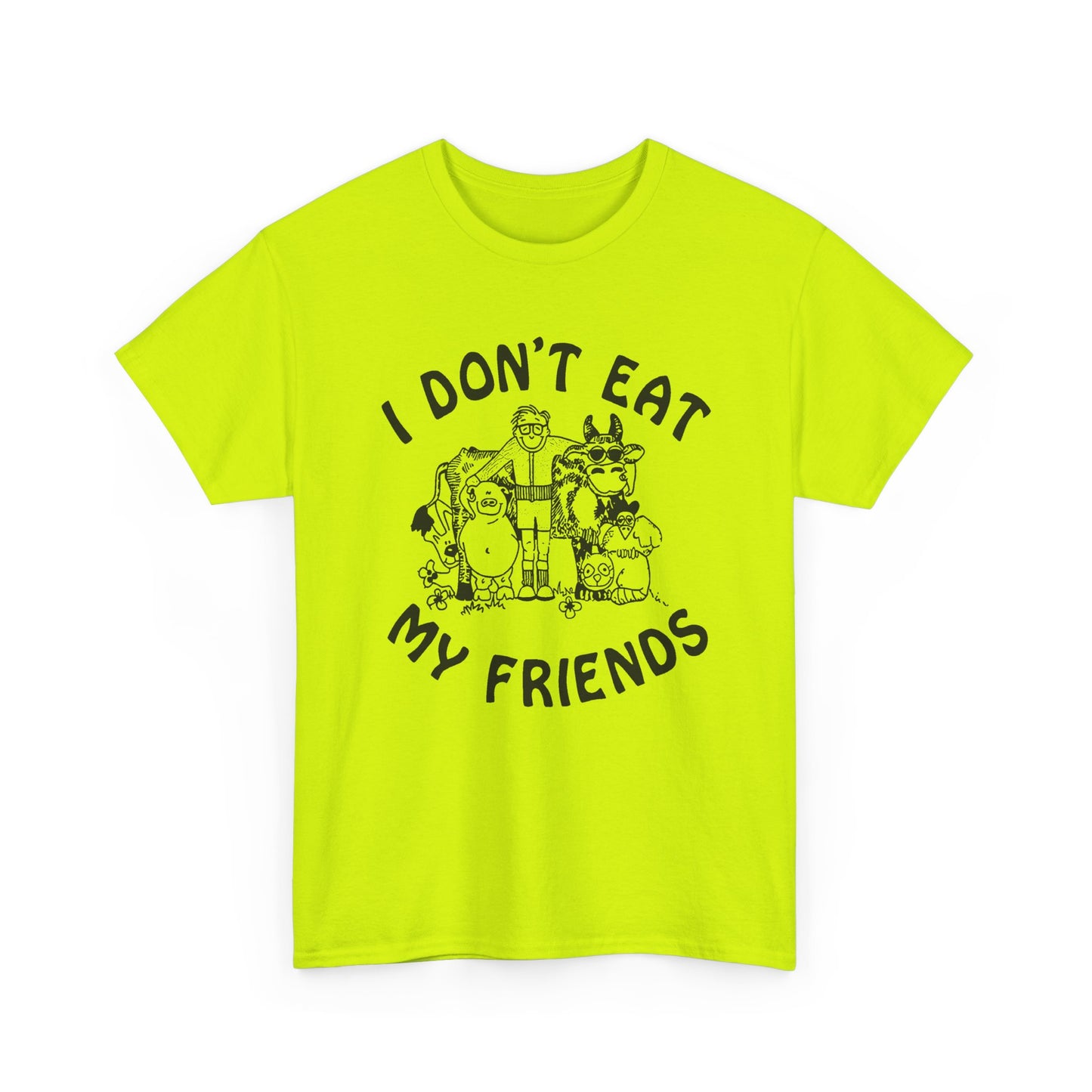 vintage i don't eat my friends as worn by elvira mistress of the dark reproduction tshirt