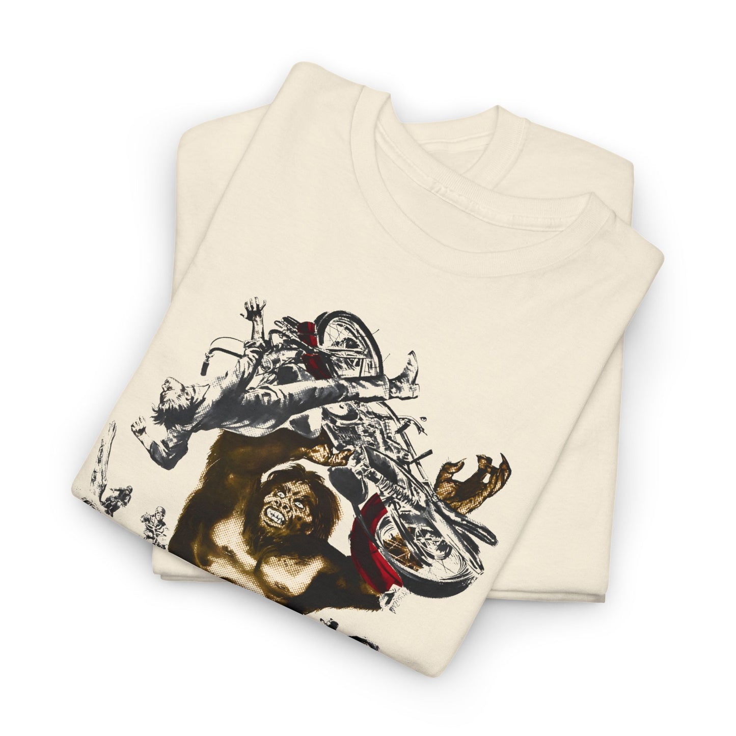1970 bigfoot movie poster reproduction tshirt