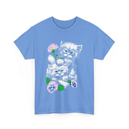 1980s distressed vintage cats reproduction tshirt