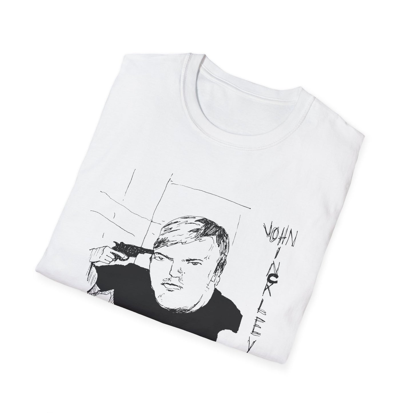 original drawing john hinckley jr. tshirt