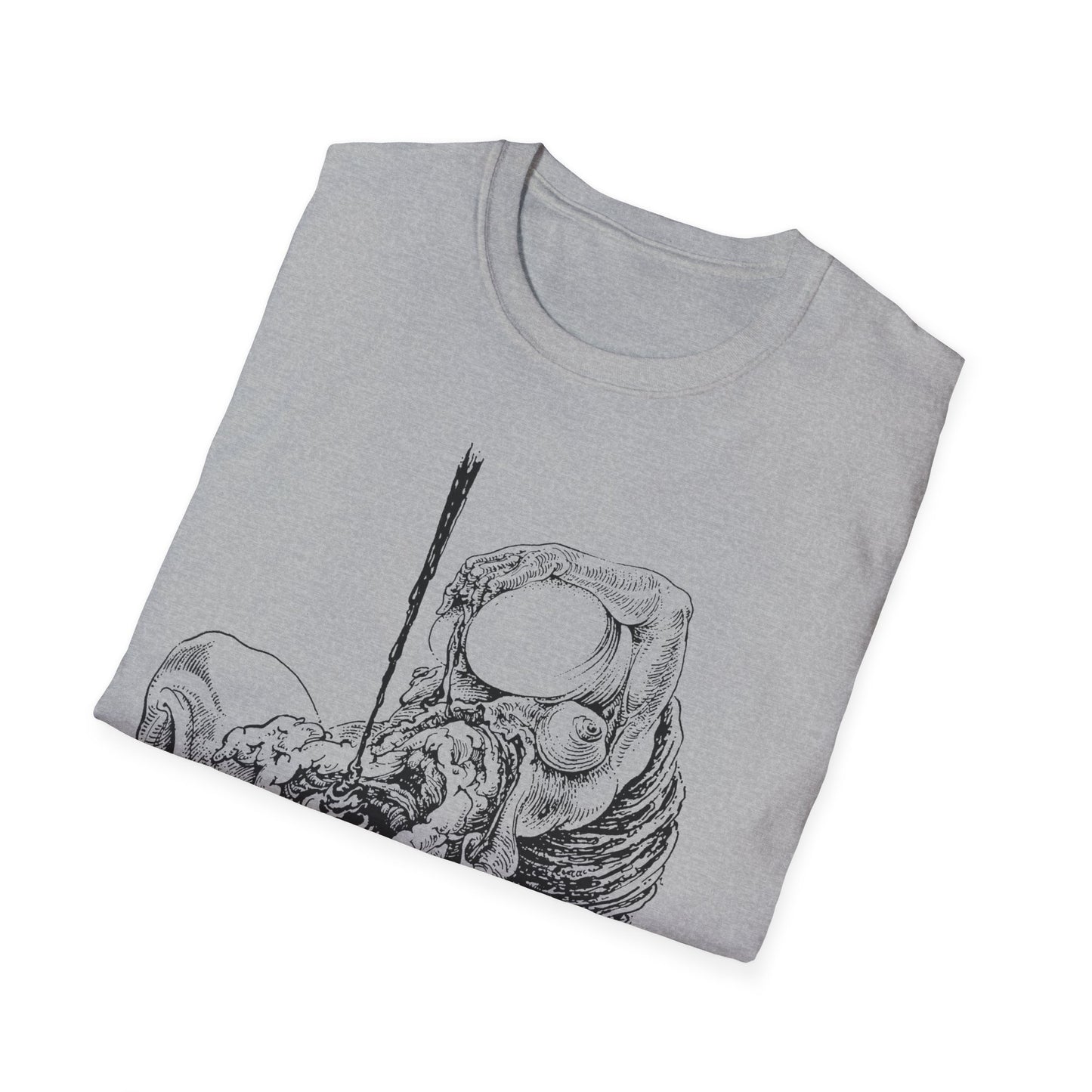 sibylle ruppert drawing from 1975 german avant garde journal tshirt