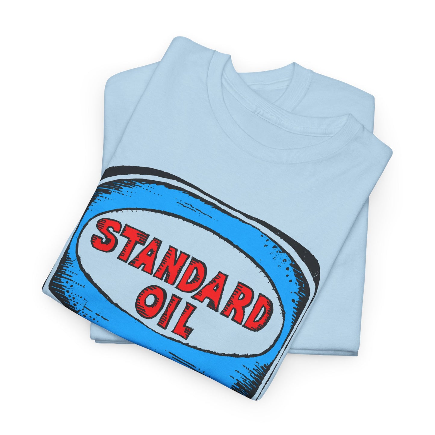 1970s standard oil gives me gas reproduction tshirt