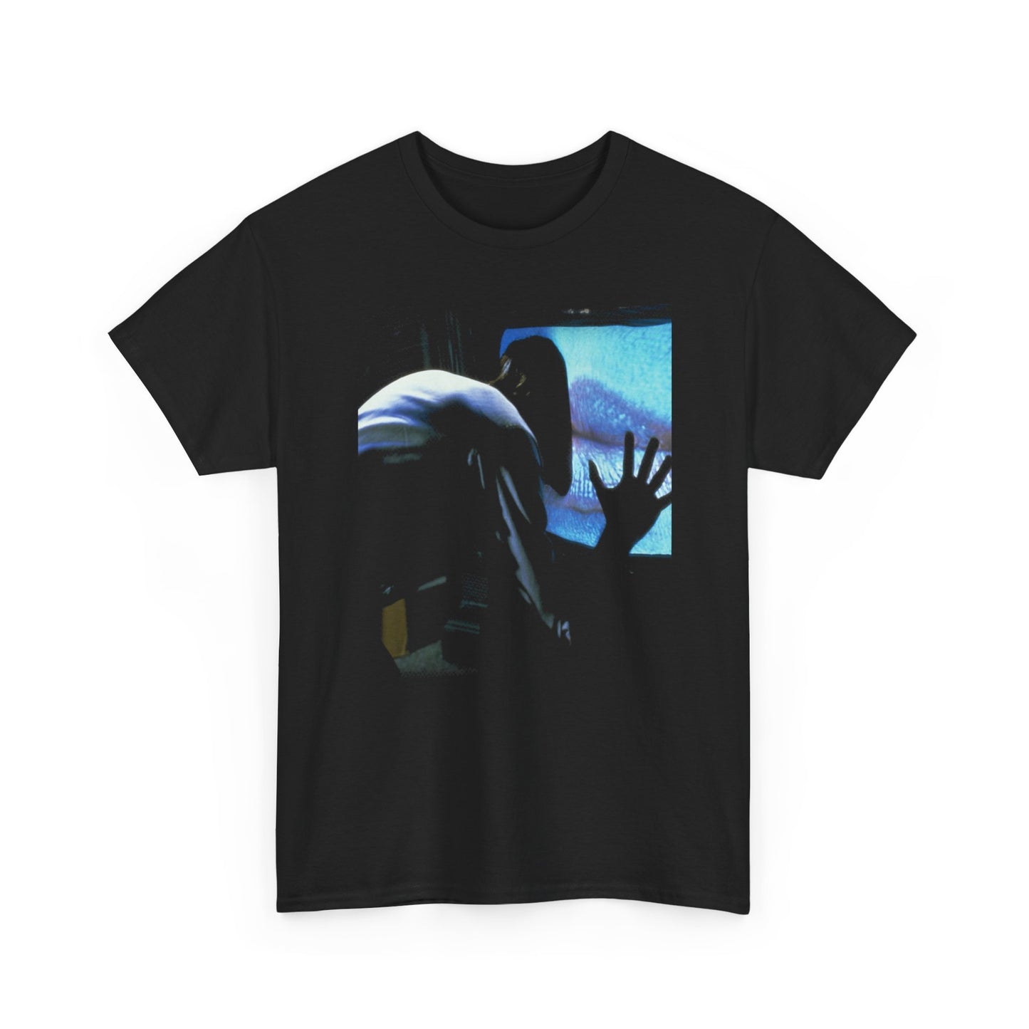 1983 videodrome head sucked into the tv scene tshirt