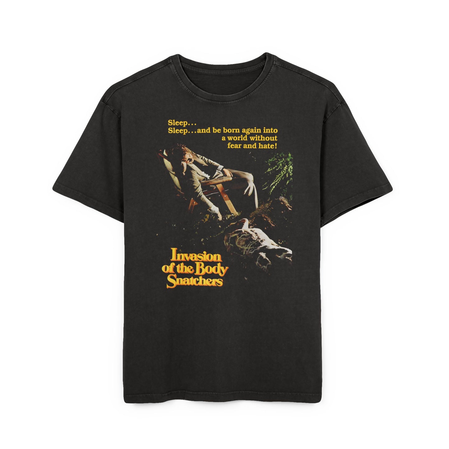 1978 invasion of the body snatchers alternate movie poster edit acid washed oversize tshirt