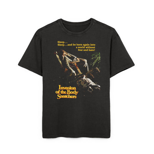 1978 invasion of the body snatchers alternate movie poster edit acid washed oversize tshirt