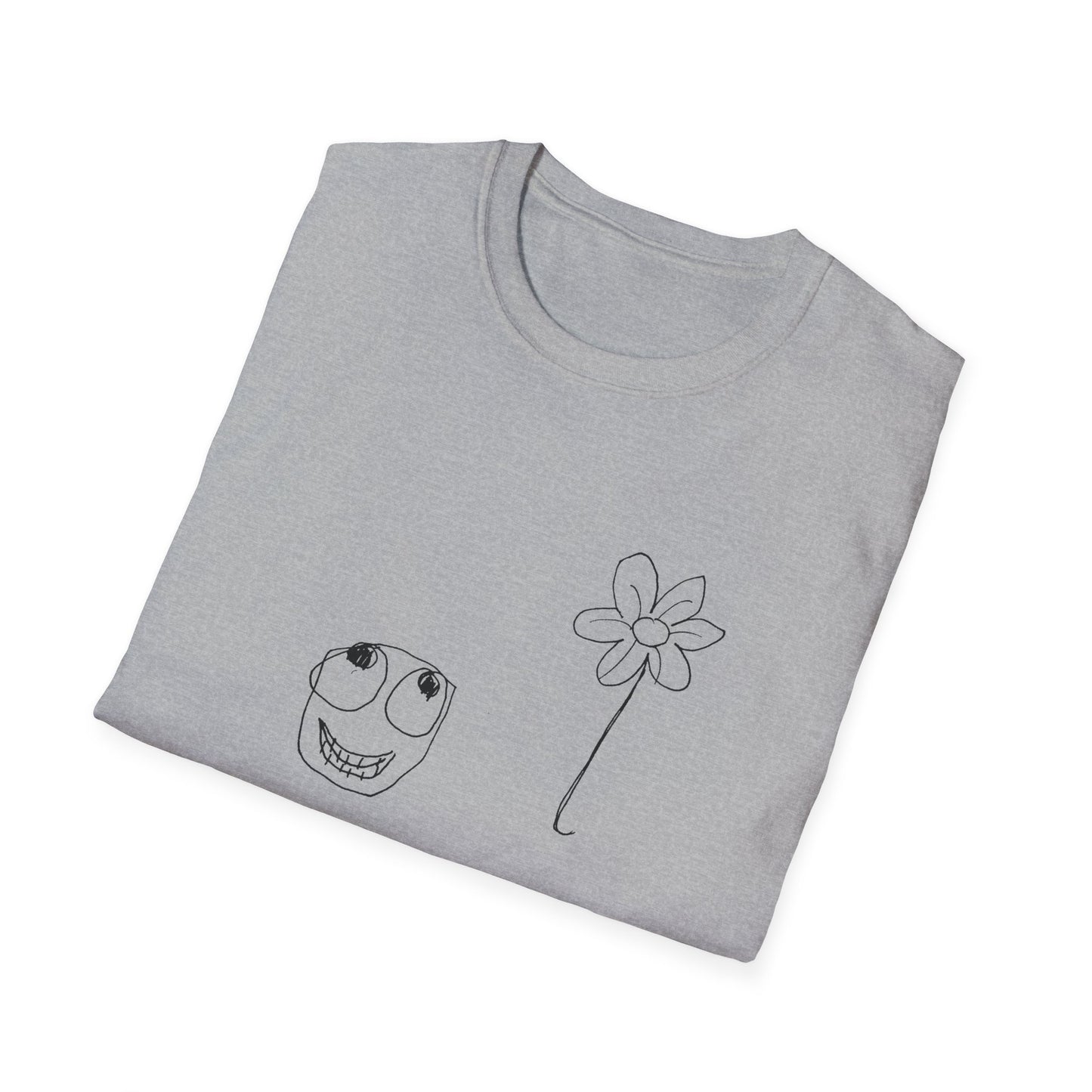 original drawing happy little guy tshirt
