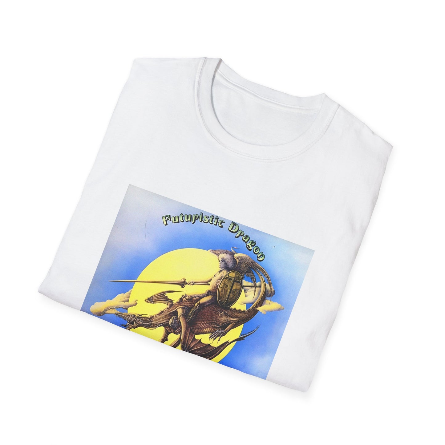 t. rex 1976 futuristic dragon album tshirt
