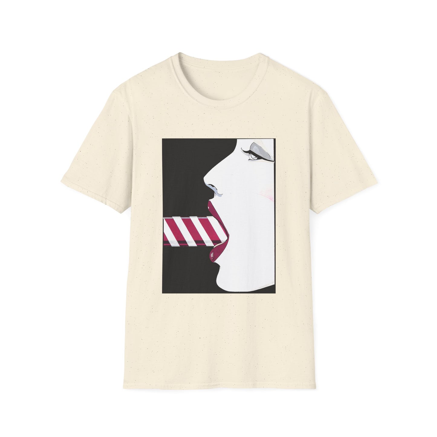 patrick nagel candy cane tshirt