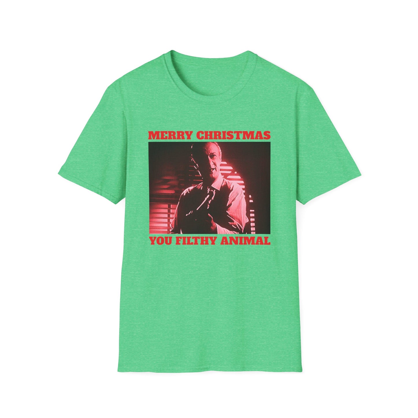 home alone gangster movie merry christmas you filthy animal christmas colour only and a happy new year on the back tshirt