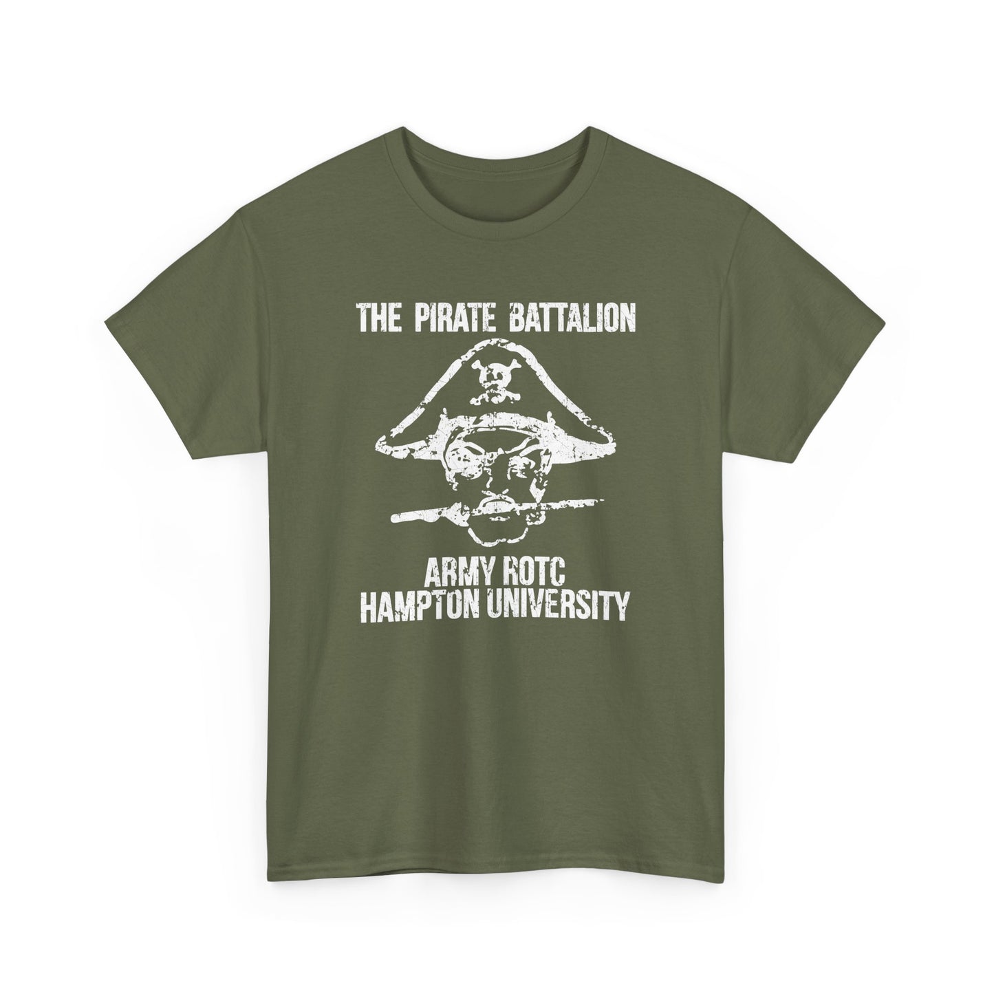 the pirate battalion army rotc hampton university as worn by elliot smith distressed graphic tshirt