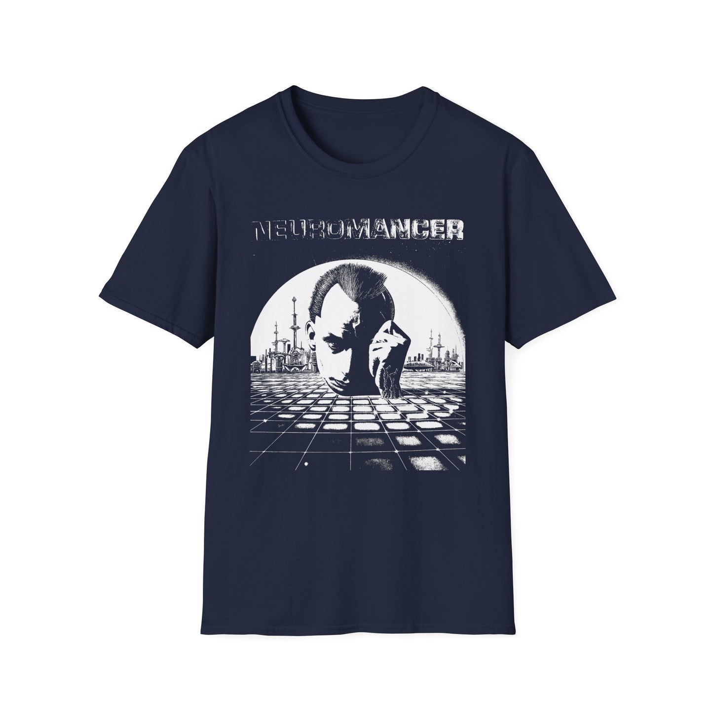 1984 book by william gibson neuromancer book cover tshirt