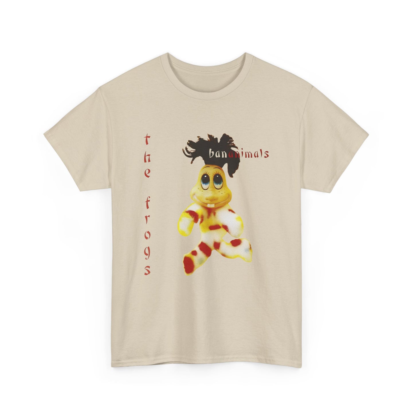 1999 bananimals by the frogs album cover tshirt
