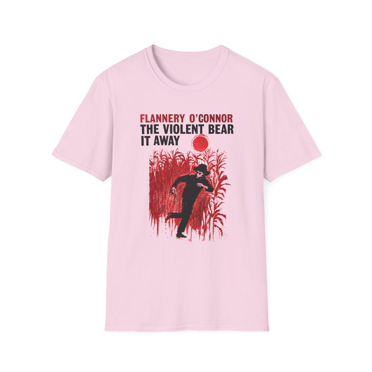 1960 the violent bear it away flannery o'connor alternate book cover tshirt