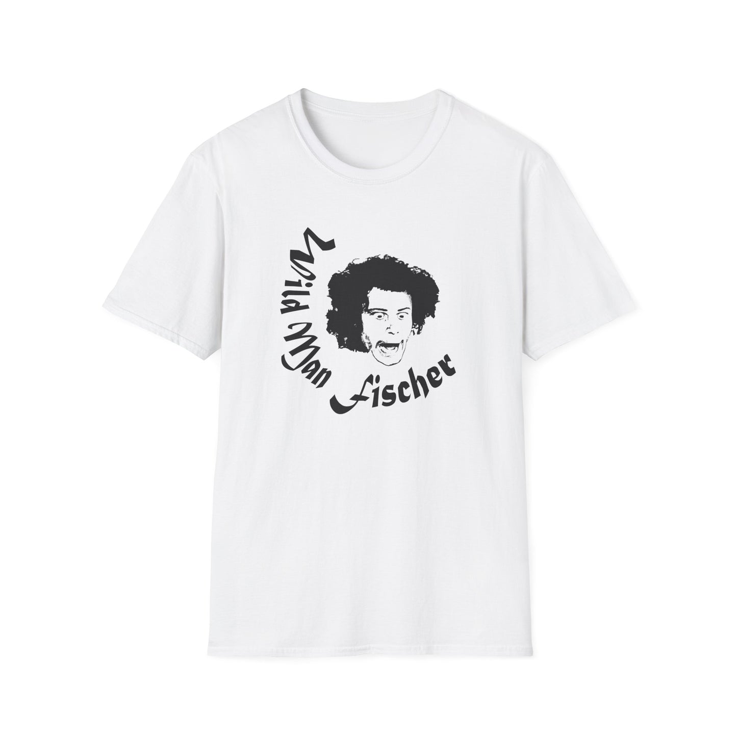 wild man fischer black stencil tshirt