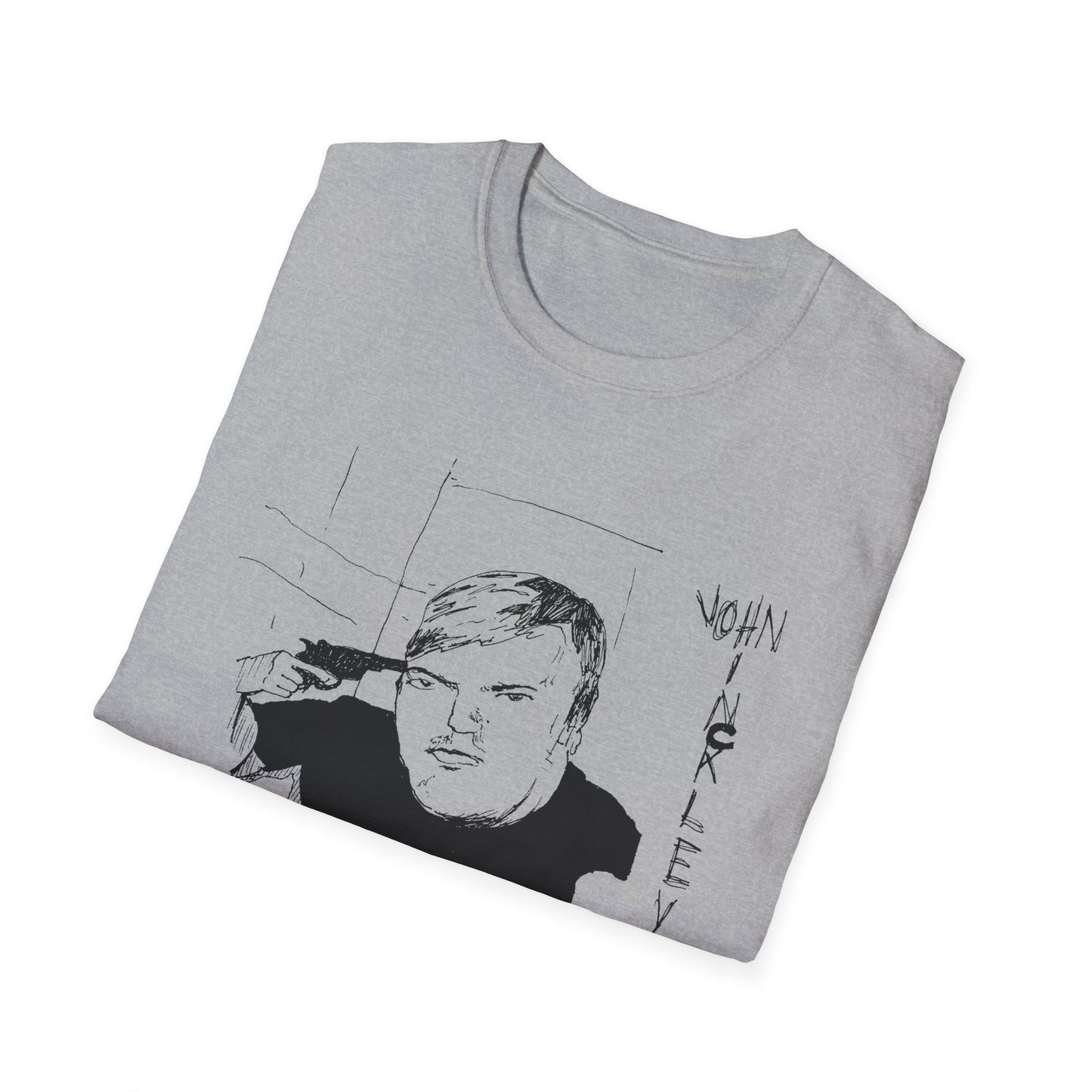 original drawing john hinckley jr. tshirt