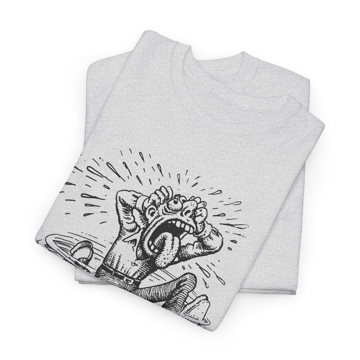 r. crumb man losing it tshirt