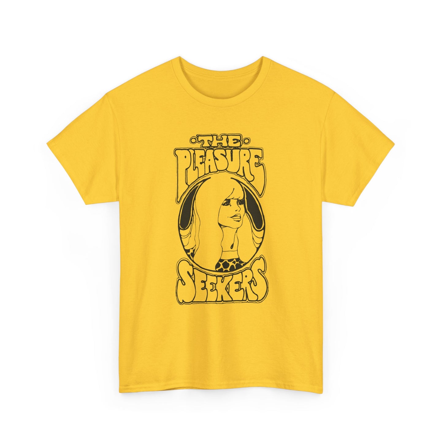 the pleasure seekers 1960s detroit rock n roll band tshirt