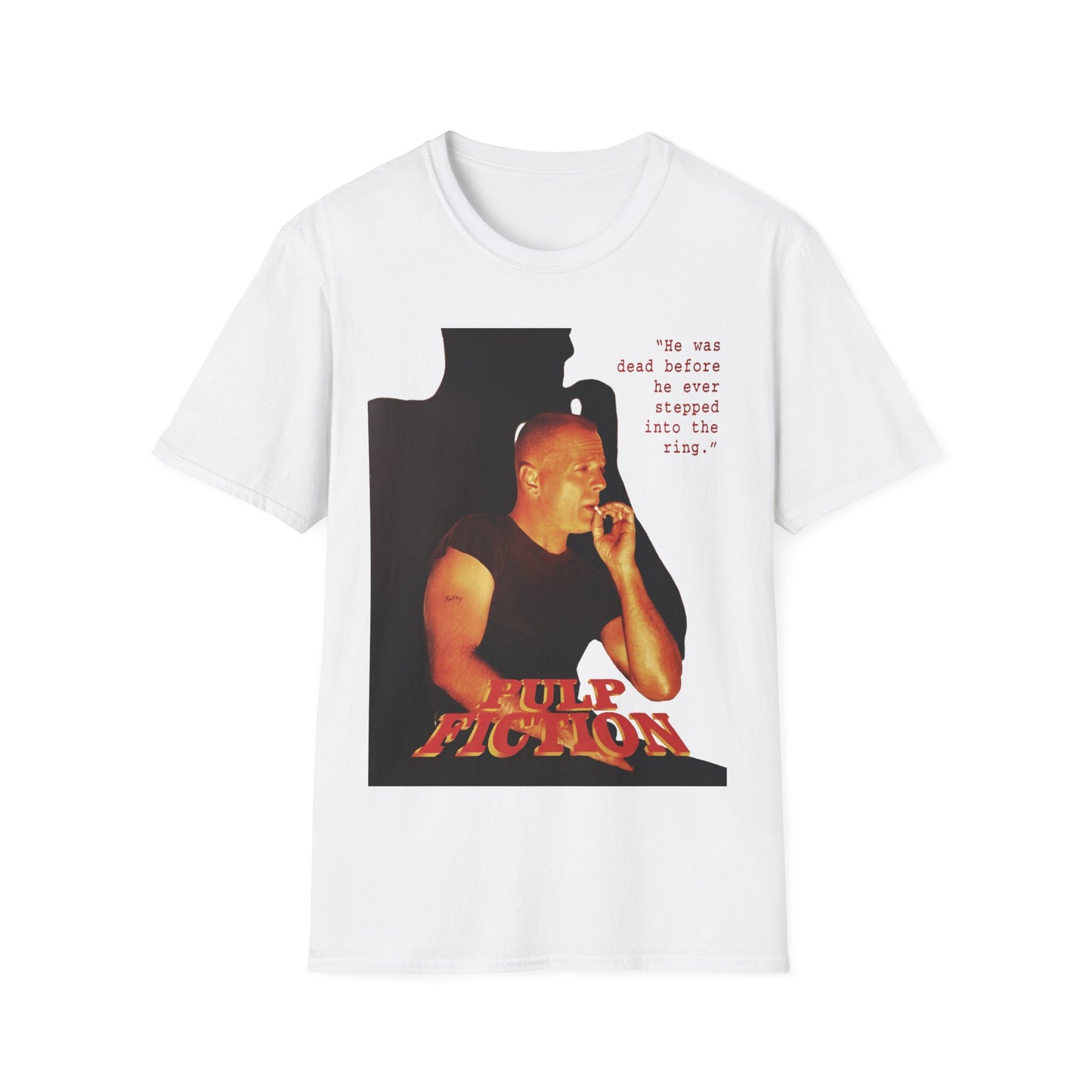 bruce willis pulp fiction the boxer tshirt